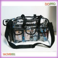 Sac de maquillage transparent professionnel en PVC à grande capacité (SACMB001)