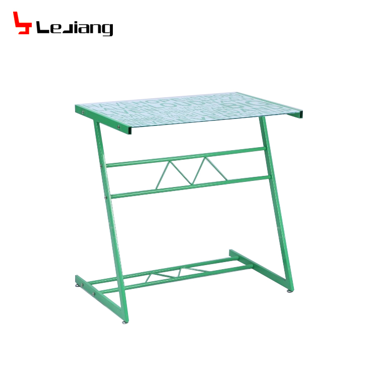 2015 low price glass laptop table for computer desk