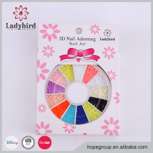 Popular product factory wholesale ail decoration of nail art mini beads caviar nail beads