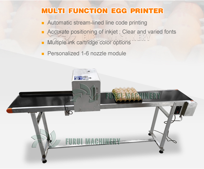 Chicken farm used inkjet egg printing machine/egg coding machine/egg date printing equipment