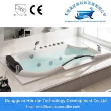 Embedded square soaking bathtub