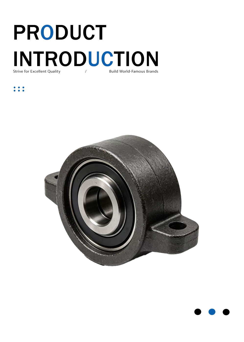 Литье корпуса опорного ролика из ковкого чугуна Ductile Iron Track Roller Housing Casting