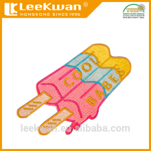 COOL BABES embroidery applique with iron-on backing