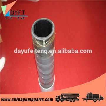 China supplier construction 85 bar 4 layers steel wire schwing dn125*3m concrete pump rubber ribbed hose