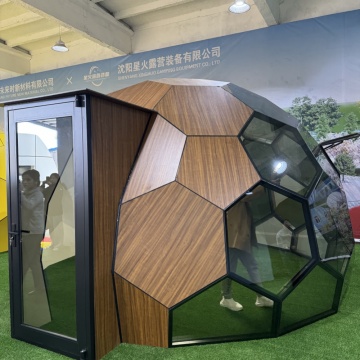 Aluminum Frame Igloo Dome House: Luxury Glamping with Glass Cover