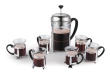 Borosilicate Glass Coffee Maker French Press Set, hot sale coffee press set