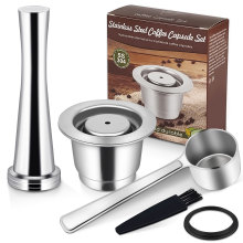 Stainless Steel BPA Free Reusable Coffee Pod Maker - Universal Fit