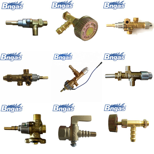 Brass gas stove valve gas oven control valve