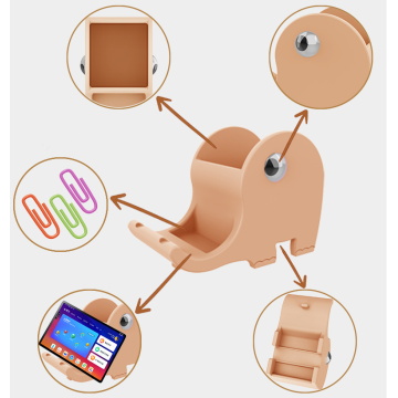 Anpassad elefantform Silikonpennspenfodral