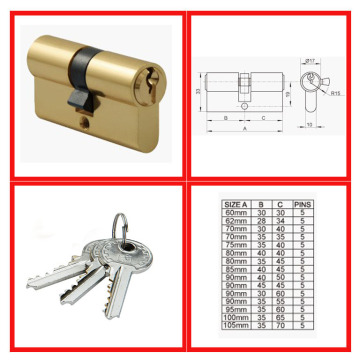 round cylinder lock