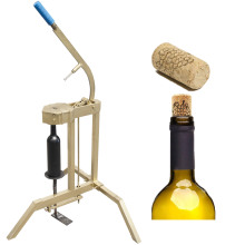 Hand Press Lever Wine Bottle Corking and Capping Machine
