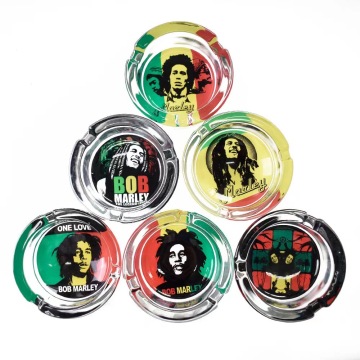 2024 Wholesale Round Cartoon Ashtrays - Smoking Accessories Glass Tray