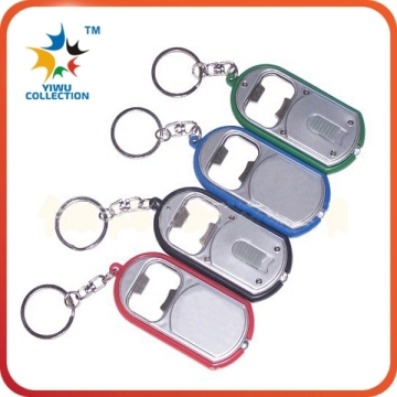 promotional plastic keyrings led light crystal car keyring