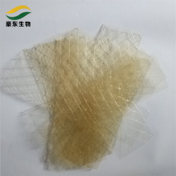 Edible grade beef skin gelatin sheet