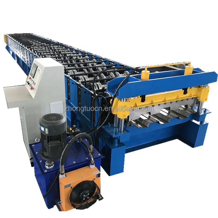 Steel Deck Roll Forming Machine Floor Tile Decking Making Machine