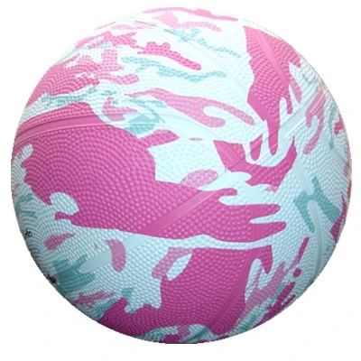 Colorful Official Size Rubber Basketball