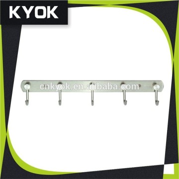 Chrome plated towel rack