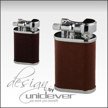 Flint Lighter With Leather Texture