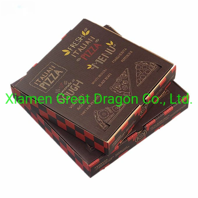 Take out Pizza Delivery Box with Custom Design Hot Sale (PZ2009222005)