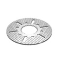 Wheel Bulldozer 824G Plate di attrito 201-0737