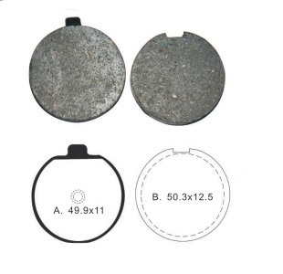 GP125 Motorcycle Brake System Quality Best Brake Pads