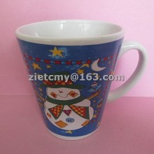 cheap bulk 13oz bullet shape ceramic coffee mug for christmas