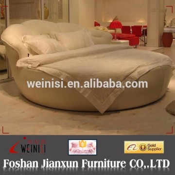 F6086 modern leather round beds
