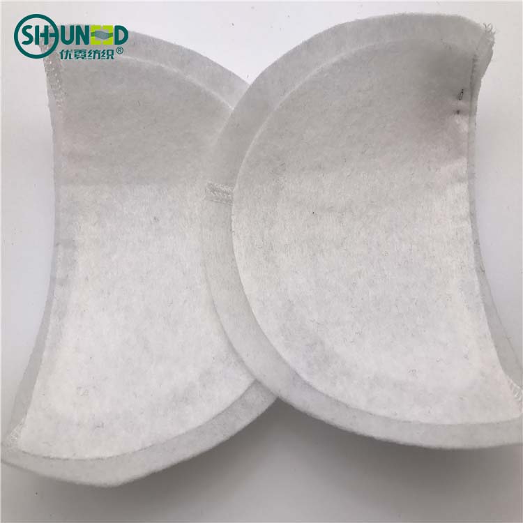 Polyester High Quality Eco-friendly Shoulder Pads for Lady's Suit Wholesale 500 Pairs 100% Polyester Latest Express/air/sea Free