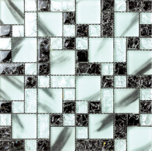 cracked crystal bedroom mosaic