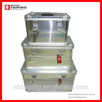 Silver Real Aluminum Portable Tool Storage Industrial Truck Toolboxes