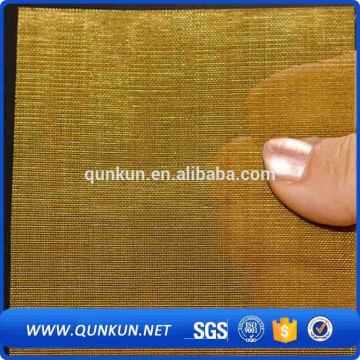 plain woven brass wire mesh for filtering