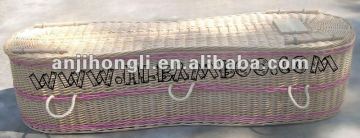 Natural Bamboo and Willow coffin