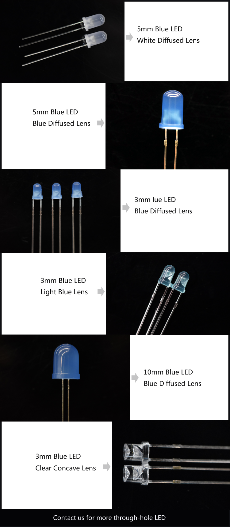 blue led