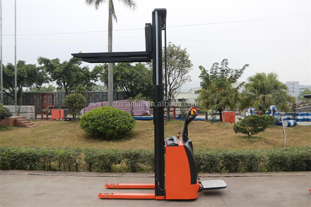 1500kg Full Electric Hydraulic Pallet Forklift Lifting Stacker