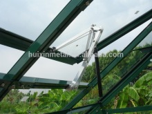 Automatic window opener for greenhouse