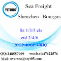 Shenzhen Port Seefracht Versand nach Burgas