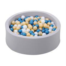 90x30cm Baby Foam Ball Pit - 200 Round Balls Ball Pool