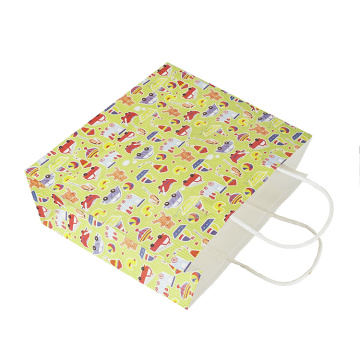 Kraft Paper Shopping Bag Handle Gift Paper Bag