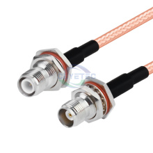 Factory Custom Waterproof TNC Female to RP TNC Female RF Coaxial Cable (RG316, RG178, RG179)
