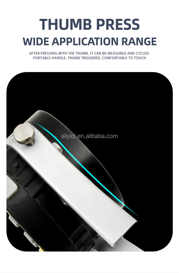 Metal Continuous Micrometer Thickness Gauge with Digital Display Grating Continuous Micrometer