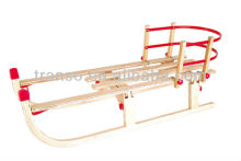 kids snow sled/snow sledge/foldable wooden sledge