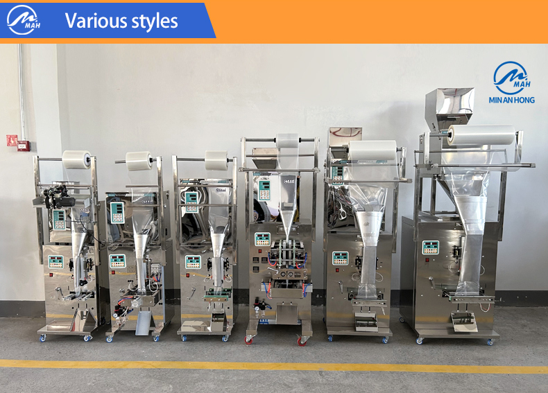 500g 1kg 2kg Multi-function Automatic Grain Salt Sugar Rice Sachet Packaging Machine