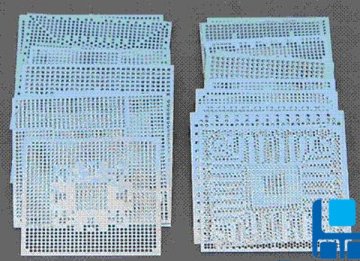 88pcs Heated Directly Bga Stencils Repairing Tools