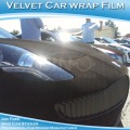 柔らかいベルベット マット車のフードのステッカー ラップ ビニールデ カール