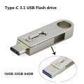 Portable 2 in1 USB3.0 Tipo C3.1 USB Stick