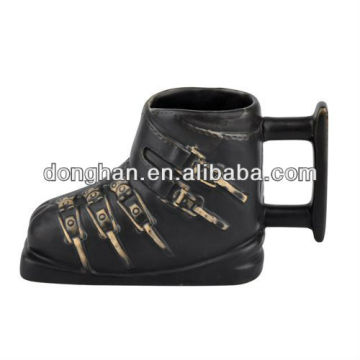 colorful gift funny boot design ceramic special boot shape mug