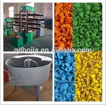 Rubber floor mat making machine