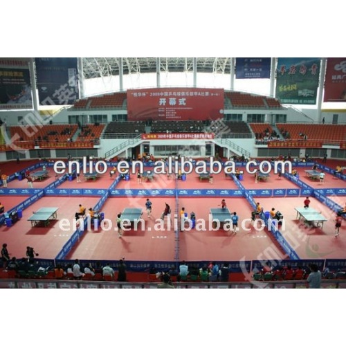 piso deportivo de pvc de tenis de mesa de alta calidad