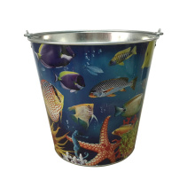 Metalen Custom Garden Bucket met groot formaat