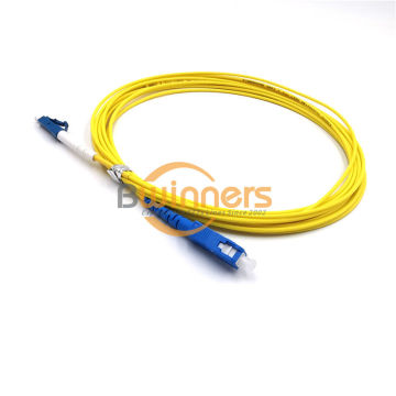 SC UPC - LC UPC SM SX 2.0mm LSZH 5M Fibre Patch Leads